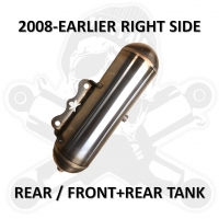 DIRTY AIR Stainless Steel Tank 2008-Earlier Right Side w/o valve mount "EL NIÑO"