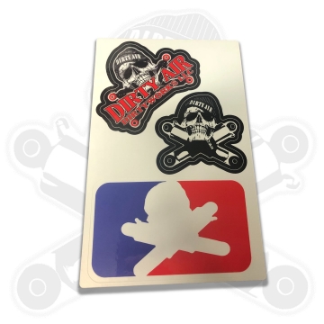 DIRTY AIR Stickers Decals