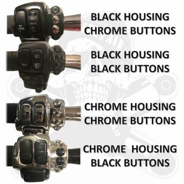 DIRTY AIR Handlebar Grip Switch with Push Buttons