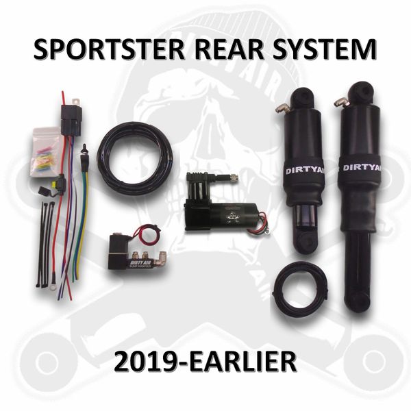 DIRTY AIR USA: DIRTY AIR Sportster Rear Air Suspension System