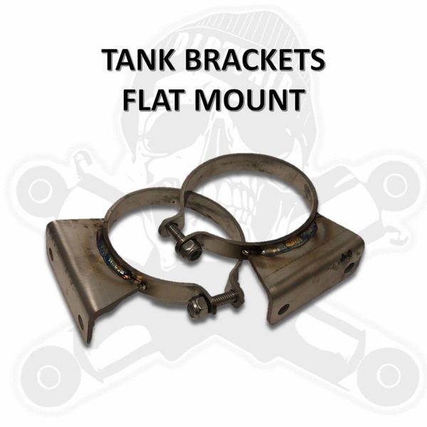 DIRTY AIR USA DIRTY AIR Tank brackets flat mount for 2.5" or 3" tanks